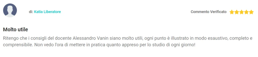 AC TESTIMONIANZA KATIA apprendimento completo